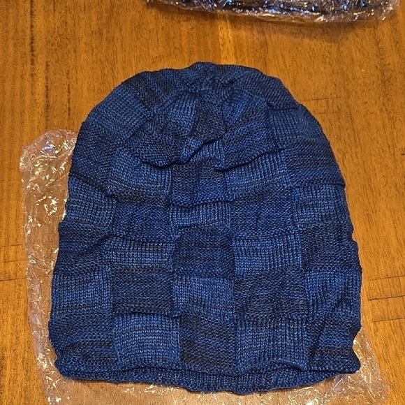 Accessories - Blue Knit Beanie